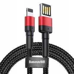 Baseus Cafule | Nylonowy kabel USB - Lightning iPhone dwustronny 200cm 1.5A EOL