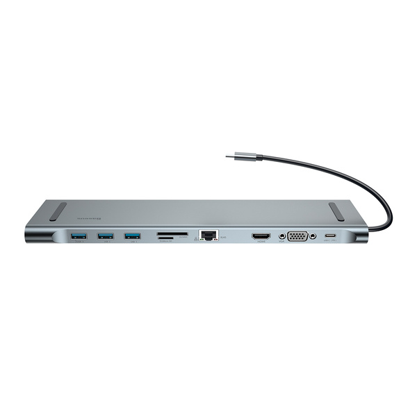 Baseus Enjoyment Series | Adapter Hub 10w1 USB Type-C PD / HDMI / VGA / RJ45 / SD/TF/ USB*3 / Audio do Notebooka