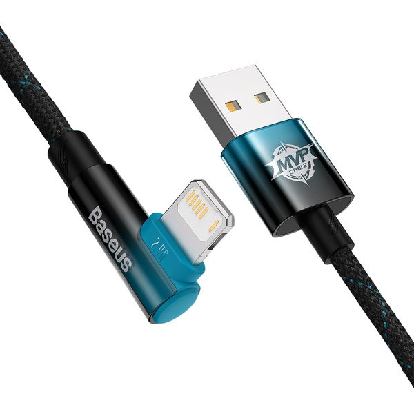Baseus MVP 2 | Kabel kątowy USB-A - Lightning do iPhone iPad Airpods 2.4A 1m