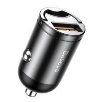 Baseus Tiny Star | Mini ładowarka samochodowa USB Quick Charge 3.0 Huawei Super Charge 5A 30W