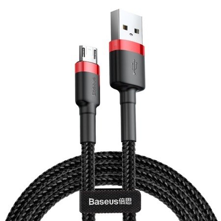 Baseus Cafule Cable | Kabel przewód USB - Micro USB dwustronny 2.4A 0.5m EOL