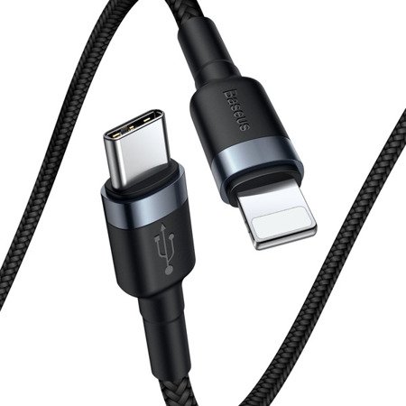 Baseus Cafule Cable | Szybki nylonowy kabel Type-C - Lightning (iPhone Apple) Power Delivery PD 3.0 18W EOL