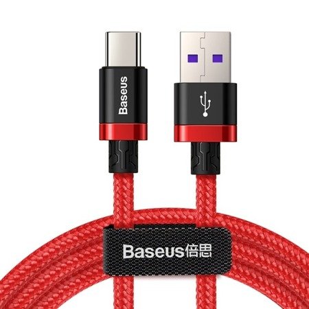 Baseus Flash Charge / Szybki kabel USB Type-C Quick Charge 3.0 Huawei SuperCharge 40W 5A 1m EOL